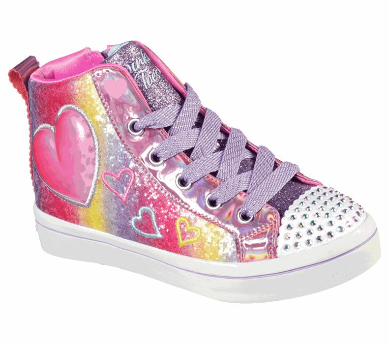 Skechers Flickor Olika Färger Sneakers - Twinkle Toes: Twi-Lites 2.0 - Heart Gem - Sverige (BFLAR-23